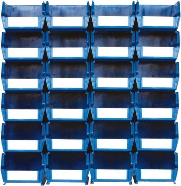 Triton - 12 Lb. Load Capacity, 7-3/8" Deep, Multi-Colored Polypropylene Bin System - 3" High x 4-1/8" Wide x 7-3/8" Long - Eagle Tool & Supply