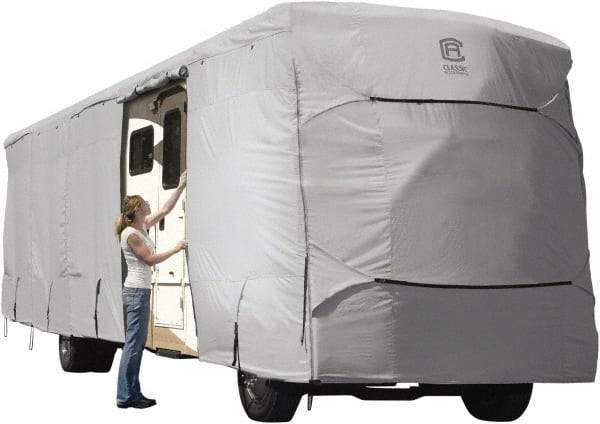 Classic Accessories - Polyester RV Protective Cover - 37 to 40' Long x 140" High, Gray - Eagle Tool & Supply