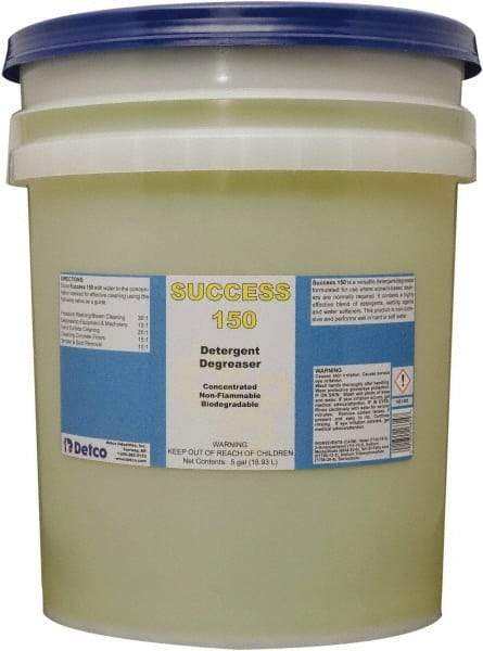 Detco - 5 Gal Bucket Cleaner/Degreaser - Liquid, Butyl-Based, Unscented - Eagle Tool & Supply