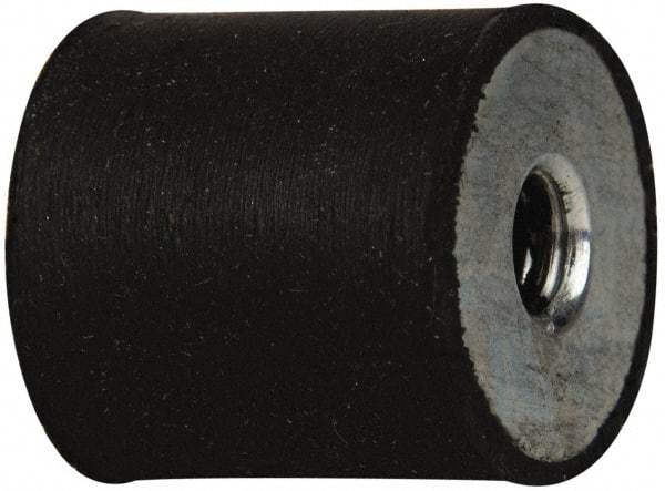 Tech Products - 25 Lb Capacity, 5/16-18 Plate/Plate Vibration Isolator - 1" Diam, 1" High - Eagle Tool & Supply