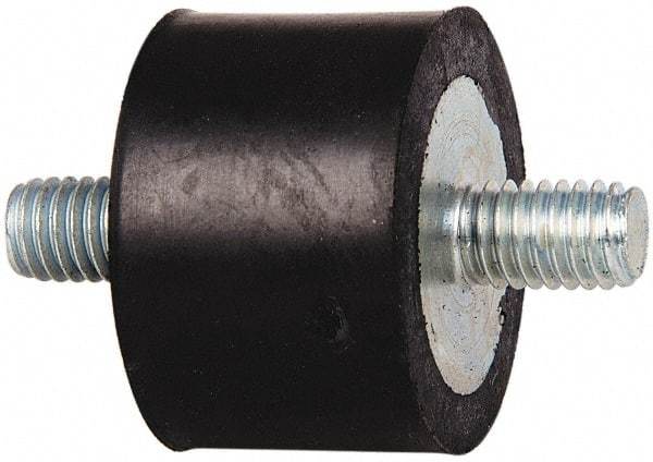 Tech Products - 185 Lb Capacity, 3/8-16 Stud/Stud Vibration Isolator - 1-1/2" Diam, 1" High - Eagle Tool & Supply