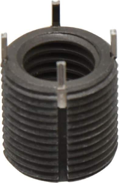Recoil - M14x2.00 Internal, M20x1.50 External, 20mm Insert Length, Heavy Duty Keylocking Thread Inserts - Carbon Steel, Zinc Phosphate Finish, Grade C1215 - Eagle Tool & Supply