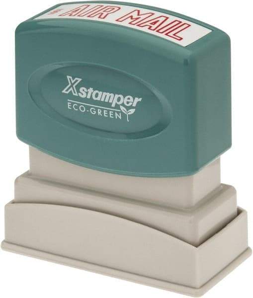 Value Collection - Air Mail, Red Pre-Inked Stamp - 1/2 Inch Wide x 1-5/8 Inch Long - Eagle Tool & Supply