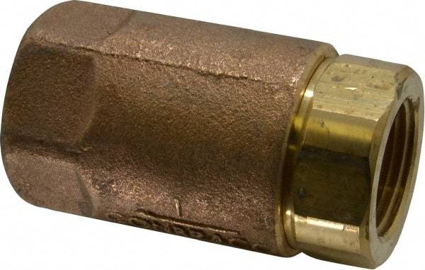 Conbraco - 1" Bronze Check Valve - Inline, FNPT x FNPT - Eagle Tool & Supply