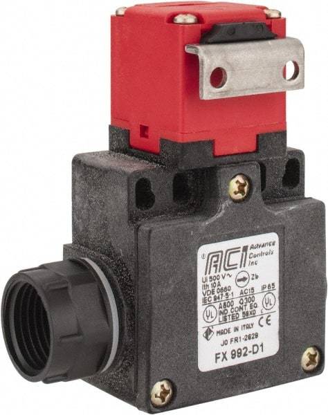 ACI - 10 Amp, 24-300 VDC, 250-600 VAC, 2 Pole Fused Safety Switch - 10 Amp, 24-300 VDC, 250-600 VAC, 1.969 Inch Wide x 1.24 Inch Deep x 3.41 Inch High, Nonmetallic, 2NC Contact Configuration - Eagle Tool & Supply