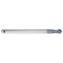 2mm Dia. - 50mm OAL - Carbide - Ball End HP End Mill-2 FL - Eagle Tool & Supply