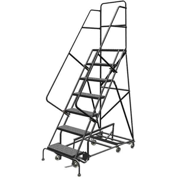 TRI-ARC - Rolling & Wall Mounted Ladders & Platforms Type: All-Directional Ladder Style: Rolling Safety Ladder - Eagle Tool & Supply