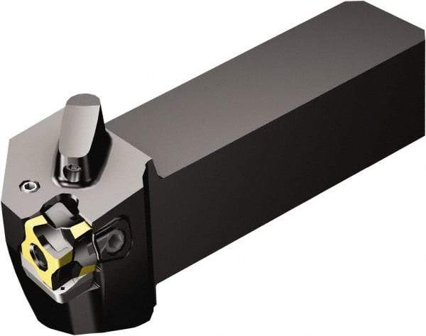 Sandvik Coromant - QS-3-80, Left Hand Cut, -4.7° Lead Angle, 25mm Shank Height x 25mm Shank Width, Negative Rake Indexable Turning Toolholder - 115mm OAL, 3-80-101108 Insert Compatibility, Series CoroTurn 300 - Eagle Tool & Supply