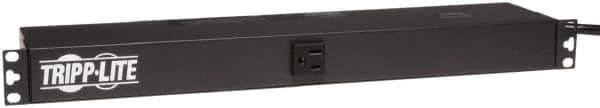 Tripp-Lite - 13 Outlets, 120 VAC15 Amps, 15' Cord, Power Outlet Strip - Rack Mount, 5-15R NEMA Configuration, 19" Strip - Eagle Tool & Supply