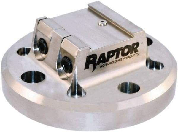 Raptor Workholding - 1-1/2" Jaw Width, 2" High Dovetail Vise - For Use with 4 & 5 Axis Workholding Systems - Eagle Tool & Supply