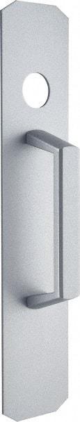 Precision - 10" OAL Nonhanded Flatbar - 32 to 36" Door Width, Satin Chrome Finish, Grade 1, Stanley Commercial Hardware - Eagle Tool & Supply