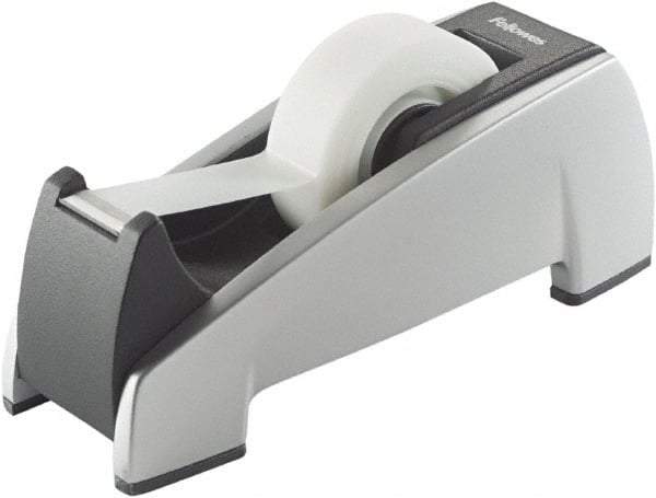 FELLOWES - 3/4" Wide, Single Roll, Manual Table/Desk Tape Dispenser - Plastic - Eagle Tool & Supply