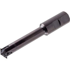 Iscar - 30 Inserts, 80mm Cut Diam, 32mm Arbor Diam, 69mm Max Depth of Cut, Indexable Square-Shoulder Face Mill - 85mm High, XNMU 1306 Insert Compatibility, Through Coolant, Series HeliSlot - Eagle Tool & Supply