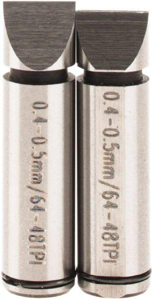 SPI - Micrometer Anvil - 0.4 to 0.5mm, Use with SPI Thread Micrometers - Eagle Tool & Supply