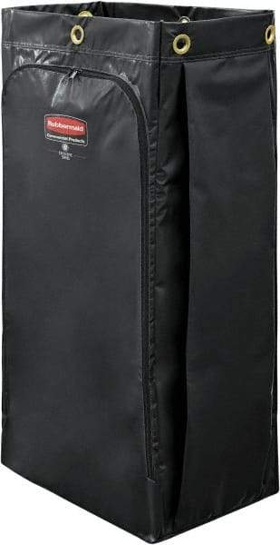Rubbermaid - 34 Gal Vinyl Janitor Cart Bag - 10-1/2" Width - Eagle Tool & Supply