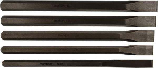 Mayhew - 5 Piece Cold Chisel Set - Sizes Included 1/2 to 1" - Eagle Tool & Supply