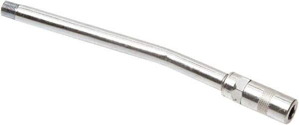 lumax - 7,500 Operating psi, 1/8 Thread, Fixed Grease Gun Rigid Extension with Coupler - NPT (M) Thread - Eagle Tool & Supply