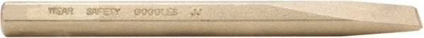 Proto - 6" OAL x 1/2" Blade Width Cold Chisel - 1/2" Tip, 1/2" Stock, Brass - Plastic Handle - Eagle Tool & Supply