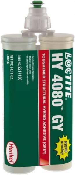 Loctite - 400 g Dual Cartridge Two Part Adhesive - 5 to 10 min Working Time, 302°F - Eagle Tool & Supply