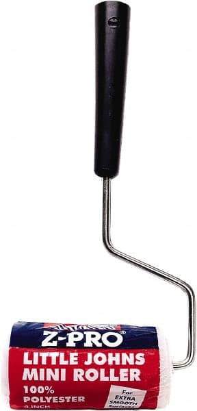Premier Paint Roller - 23" Long, 1/4" Nap, Mini Roller Cover Combo - 6" Wide, Plastic Frame, Includes Roller Cover & Frame - Eagle Tool & Supply