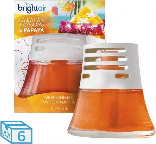 BRIGHT Air - 2.5 oz Diffuser Air Freshener - Liquid, Hawaiian Blossoms & Papaya Scent - Eagle Tool & Supply