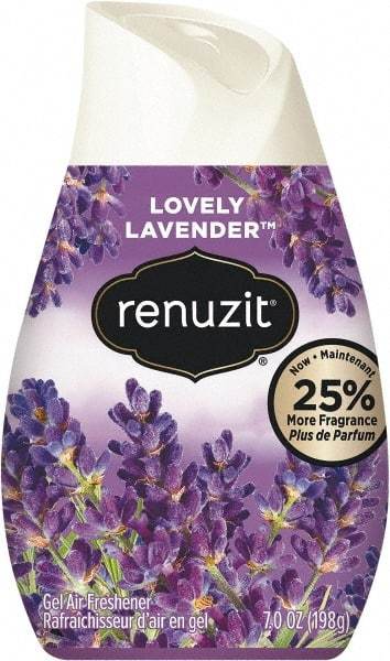 Renuzit - 7 oz Cone Air Freshener - Gel, Fresh Lavender Scent, Environmentally Safe - Eagle Tool & Supply