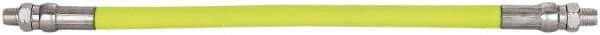 Legacy - 1' Long, 10,000 psi Operating Pressure, Rubber Grease Gun Hose - 3/16 NPT, 10,000 psi Burst Pressure - Eagle Tool & Supply