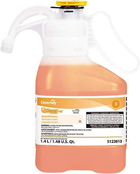 Diversey - 1.4 L Bottle Cleaner/Degreaser - Liquid, Disinfectant, Citrus - Eagle Tool & Supply