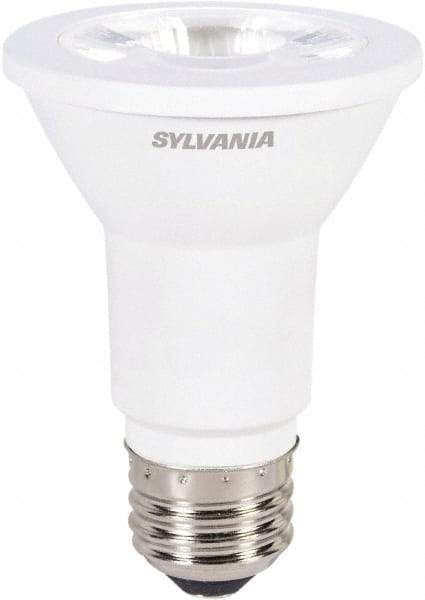 SYLVANIA - 6 Watt LED Flood/Spot Medium Screw Lamp - 3,000°K Color Temp, 425 Lumens, Shatter Resistant, PAR20, 25,000 hr Avg Life - Eagle Tool & Supply