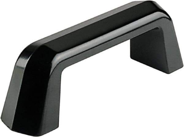 Electro Hardware - 5.16" Between Centers M8 Hole, Duroplast External Pull Handle - 0.79" Handle Width, 2.17" Handle Height, 6.5" OAL, Plastic Finish - Eagle Tool & Supply