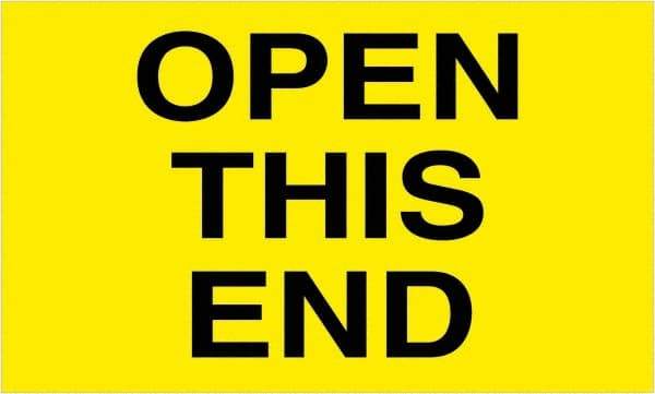 Tape Logic - 5" Long, Fluorescent Yellow Paper Shipping Label - For Multi-Use - Eagle Tool & Supply