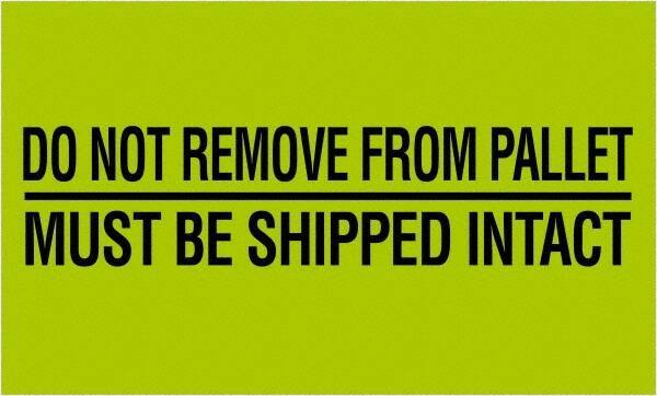 Tape Logic - 5" Long, Fluorescent Green Paper Shipping Label - For Multi-Use - Eagle Tool & Supply