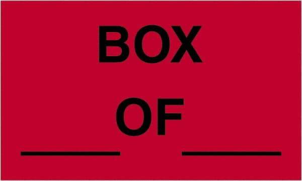 Tape Logic - 5" Long, Fluorescent Red Paper Shipping Label - For Multi-Use - Eagle Tool & Supply