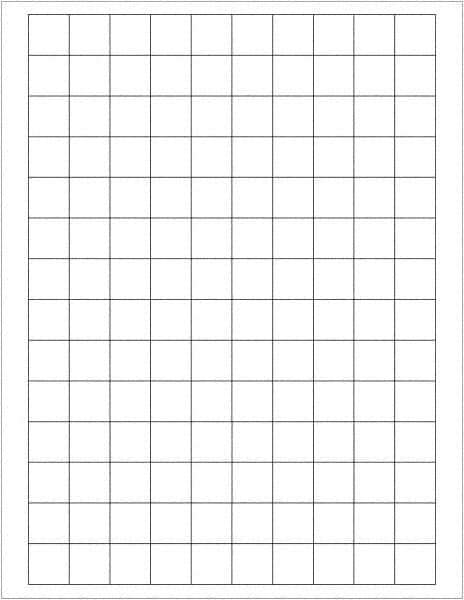 Tape Logic - 3/4" Long, White Paper Laser Label - For Laser Printers - Eagle Tool & Supply