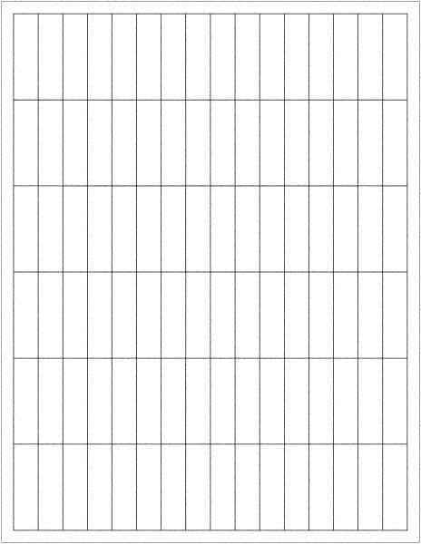 Tape Logic - 1-3/4" Long, White Paper Laser Label - For Laser Printers - Eagle Tool & Supply