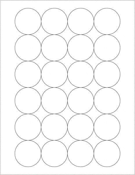 Tape Logic - 1.6" Wide x 1-21/32" Long, White Paper Laser Label - For Laser Printers - Eagle Tool & Supply