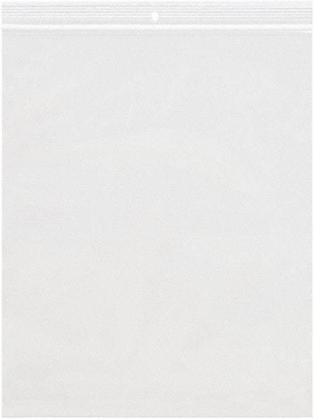 Value Collection - 9 x 12", 4 mil Reclosable Polybags with Hang Hole - Clear - Eagle Tool & Supply