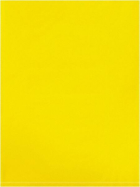 Value Collection - 9 x 12", 2 mil Flat Polybags - Yellow - Eagle Tool & Supply