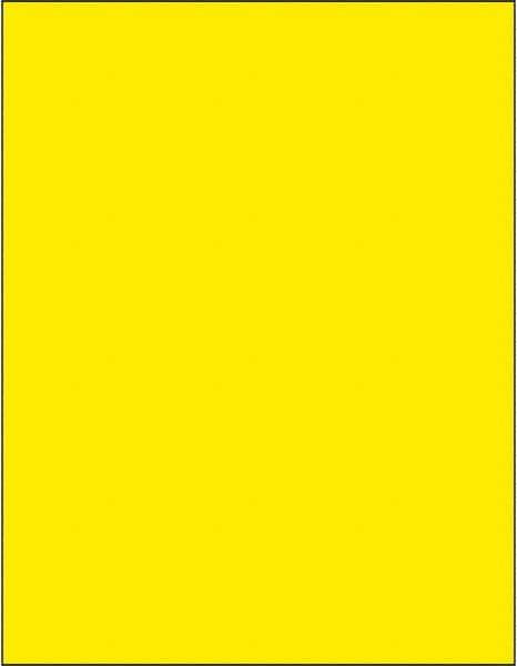 Tape Logic - 11" Long, Fluorescent Yellow Paper Laser Label - For Laser Printers - Eagle Tool & Supply