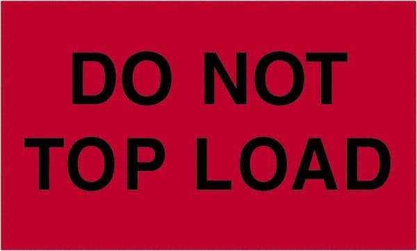 Tape Logic - 5" Long, Fluorescent Red Paper Shipping Label - For Multi-Use - Eagle Tool & Supply