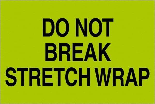 Tape Logic - 3" Long, Fluorescent Green Paper Shipping Label - For Multi-Use - Eagle Tool & Supply