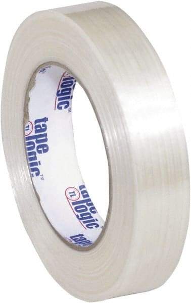 Tape Logic - 1" x 60 Yd Clear Hot Melt Adhesive Strapping Tape - Polypropylene Film Backing, 5.1 mil Thick, 275 Lb Tensile Strength - Eagle Tool & Supply