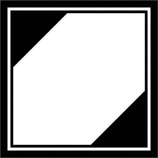 Tape Logic - 4-1/4" Long, Black/White Paper D.O.T. Labels - For Multi-Use - Eagle Tool & Supply