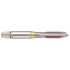 40241 2B 4-Flute Cobalt Yellow Ring Spiral Point Plug Tap-MolyGlide - Eagle Tool & Supply