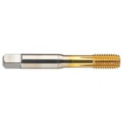 43832 H11 4-Flute Cobalt Green Ring Spiral Point Plug Tap-TiN - Eagle Tool & Supply