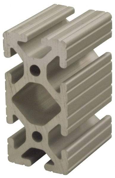 80/20 Inc. - 72 Inches Long x 1-1/2 Inches Wide x 3 Inches High, T Slotted Aluminum Extrusion - 2.0798 Square Inches, Clear Anodized Finish - Eagle Tool & Supply