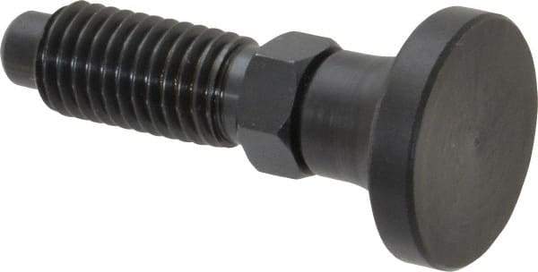 Gibraltar - M12x1.75, 25mm Thread Length, 0.314" Max Plunger Diam, 0.56 Lb Init to 1.8 Lb Final End Force, Knob Handle Plunger - Delrin Knob, 1.2" Body Length, 0.98" Length Under Head/Shoulder, 0.236" Plunger Projection - Eagle Tool & Supply