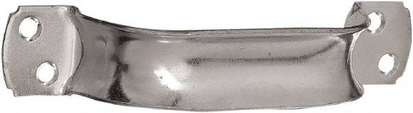 National Mfg. - 8-1/2" Long x 6.75" Wide, Steel Extra Heavy Duty Door Pull - Zinc Plated, 1-3/8" Grip Length - Eagle Tool & Supply