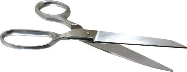 Heritage Cutlery - 3-1/2" LOC, 8" OAL Stainless Steel Standard Shears - Straight Handle, For Poultry Processing - Eagle Tool & Supply