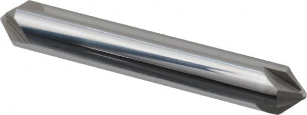 ProMax - 3/8" Diam 4 Flute Double End Solid Carbide Chamfer Mill - Eagle Tool & Supply